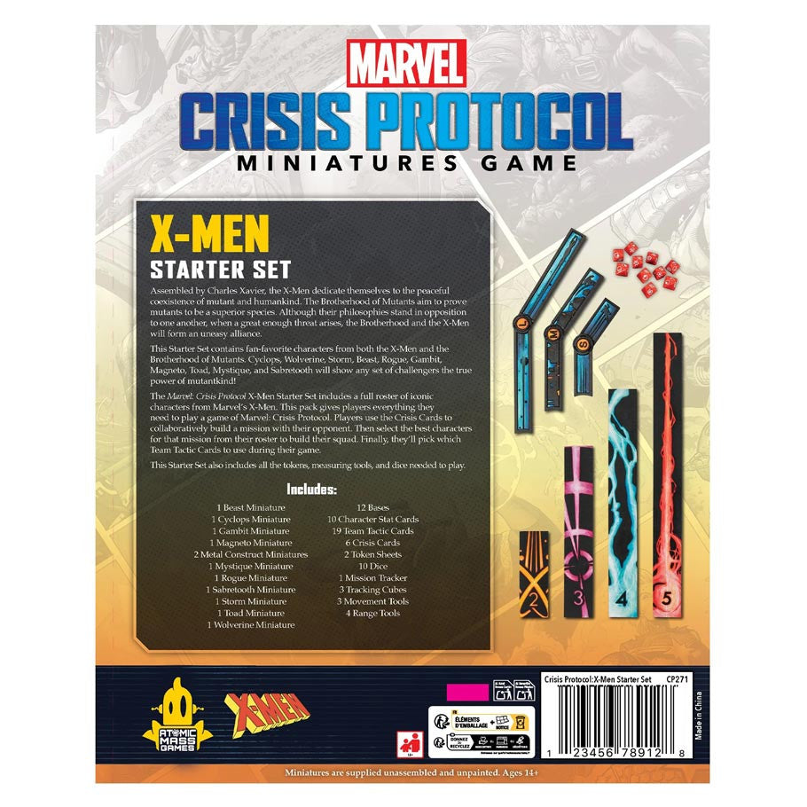 Marvel Crisis Protocol X-Men Starter Set Miniatures Game