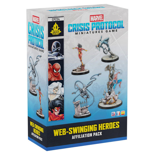 Marvel Crisis Protocol - Web-Swinging Heroes affiliation pack Miniatures Game
