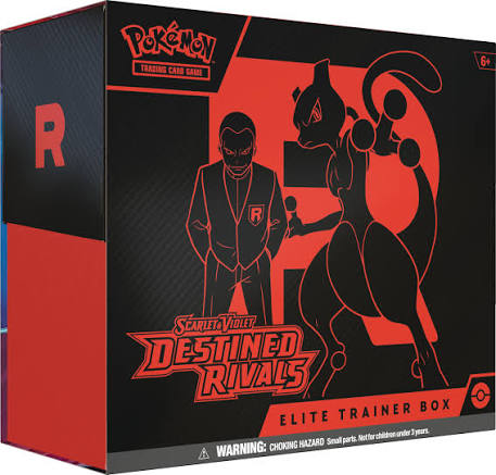 Pokemon TCG : Destined Rivals Elite Trainer Box  (9 Packs + Promo)